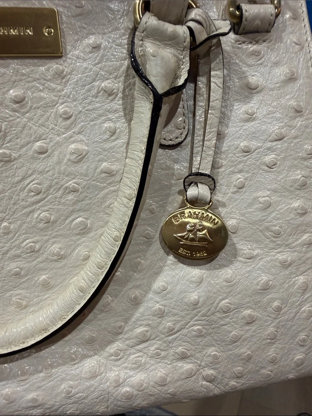 Brahmin Top-Handle Satchel with Crossbody Strap